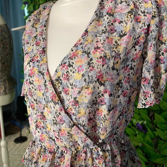 Allsaints Ilia Sketch Floral Blouse - Picture 4 of 13